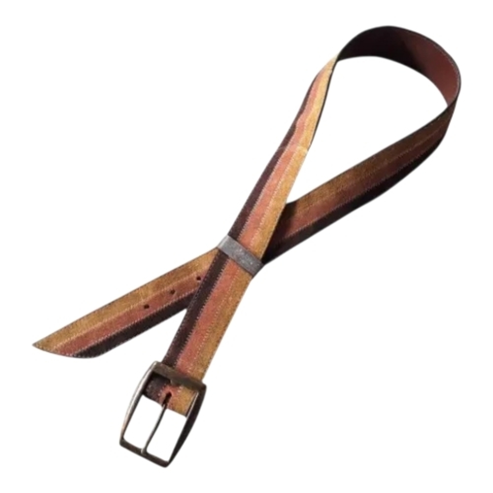 Gap Garrison Solid Brass Multicolor Suede Leather… - image 3